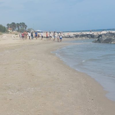 Camminata in spiaggia